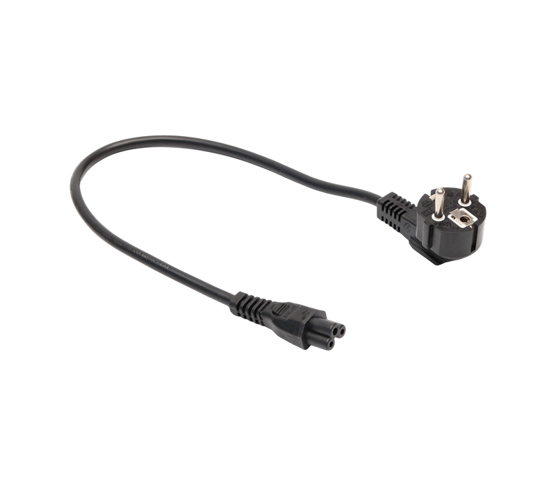 JT008/FY003+JT-ST2B/ST2B 16A 250V europeisk standard trepinnet 90-graders albueplugg med IEC C5-kontakt