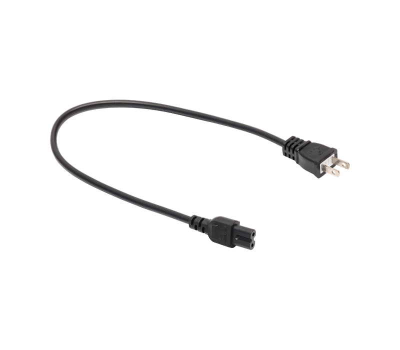 J2-7/12/15+JT-ST2 15A 125V Japan To-pins plugg med høytemperaturbestandig IEC-kontakt C7