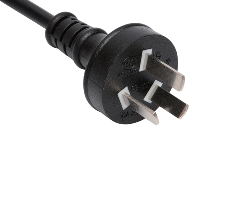 C3-10C 10A 250V Kina Standard tre-pinners rett plugg