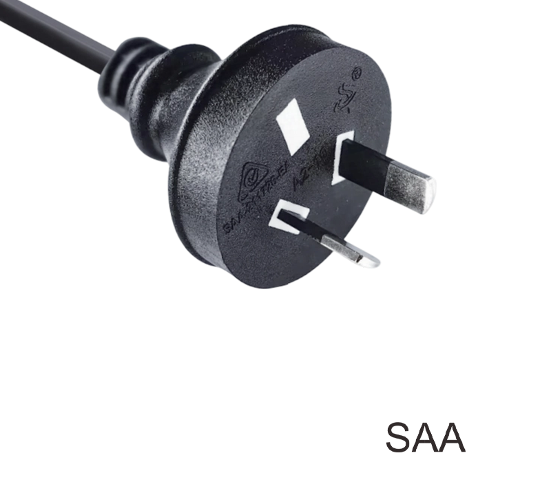 A2-7/10 10A 250V australsk standard to-pinners plugg