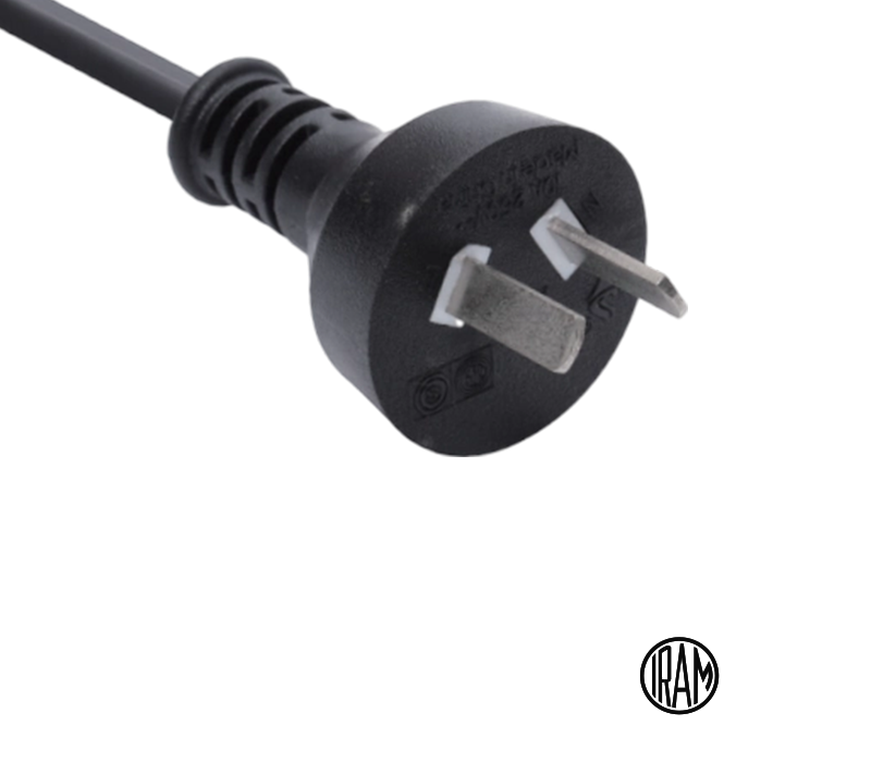 AR2-10 10A 250V to-pins argentinsk plugg