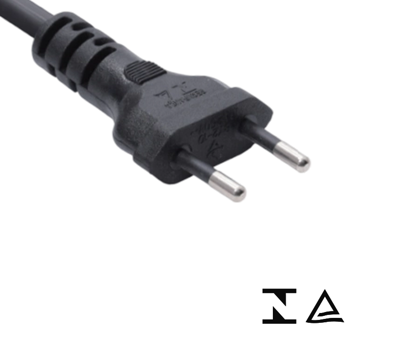 BY2-10 10A 250V to-pins brasiliansk plugg