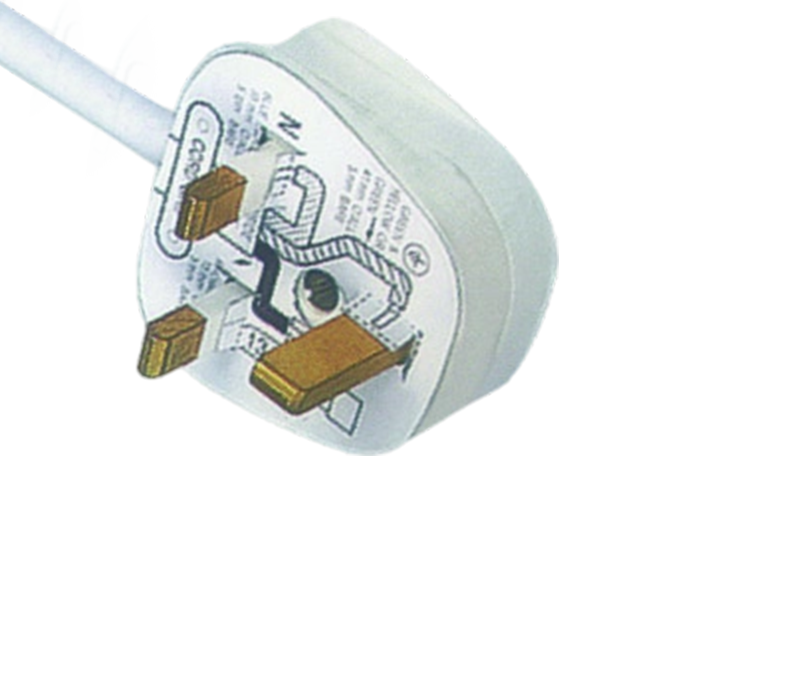 JT006 13A 250V britisk standard 3-pinners avtakbar plugg
