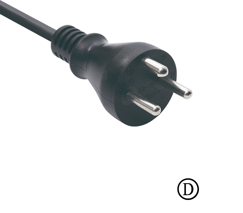 D3-16 16A 250V Tre-Pin Dansk Plugg